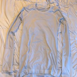 White Lululemon Long sleeve